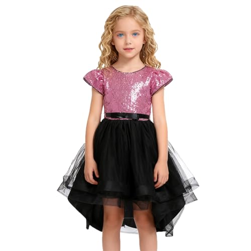 Robe de fête fille paillettes confortable sans irritation