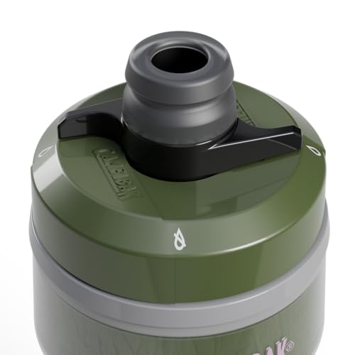 Image of CamelBak Podium Chill Insulated 21oz Bike Water Bottle - Easy Squeeze Bottle - Fits Most Bike Cages, Deep Fern