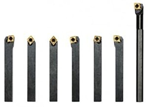 Portaherramientas de Torno Indexable 7 Piezas 3/8"