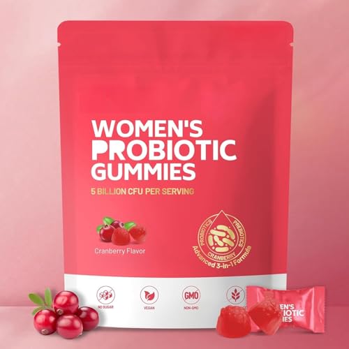 Gummies probiotiques pour femmes contre inconforts et équilibre intime