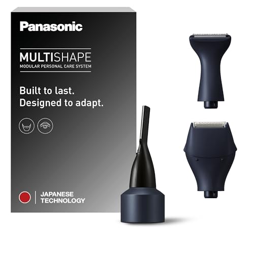 Sistema de cuidado personal MULTISHAPE Panasonic con recortadora de barba, cejas y afeitadora