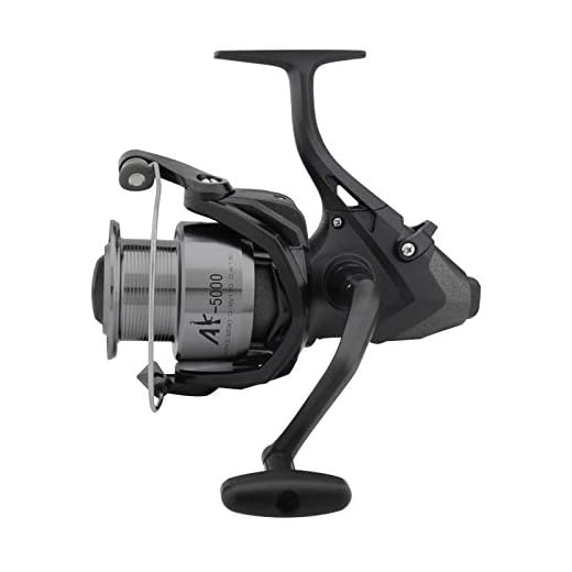 Okuma AK-4000 Baitfeeder - Freilaufrolle, Angelrolle zum Feederangeln, Stationärrolle zum Friedfischangeln & Karpfenangeln