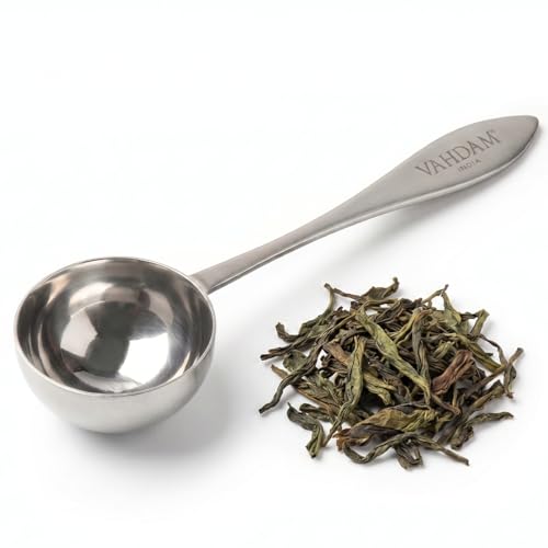 VAHDAM, cuillère à thé Perfect Serve | Cuillère à thé en acier inoxydable | Cuillère à mesurer parfaite pour préparer une tasse de thé en vrac |...