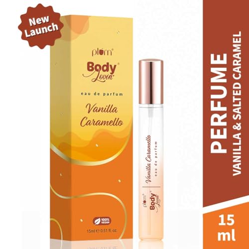 Image of Plum BodyLovin' Vanilla Caramello Perfume | Long-Lasting Gourmand Fragrance | Luxury Perfume for Women | Vanilla, Caramel & Pistachio Notes | 15ml