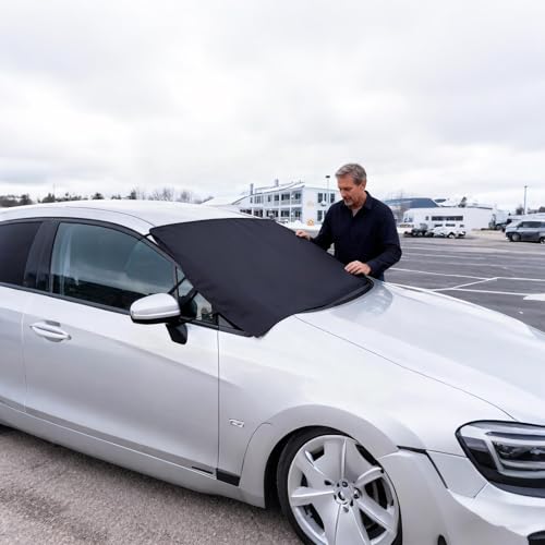 Para parabrisas de invierno protector para todo clima resistente coche 2