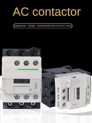 Contactor trifásico 110V AC 3 polos evita caídas de tensión en arranques de motor LC1D32 4