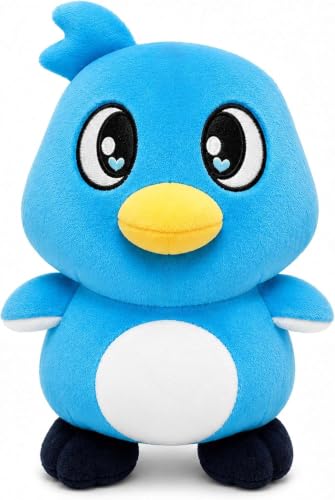 Filitask Milo Plush Pillow Bird 25cm Soft Gaming Character Stuffed Pillow Huggable Collectible Pillow Room Decor & Gift Birthday Hallowen Christmas