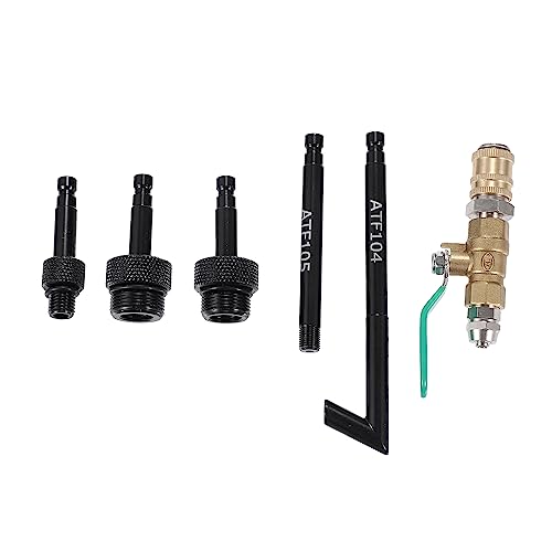 Image of Transmission Fluid Oil Filling Filler Adapter Manual Filler Kit Replacement for Audi 01J / Durable /Metal /Black