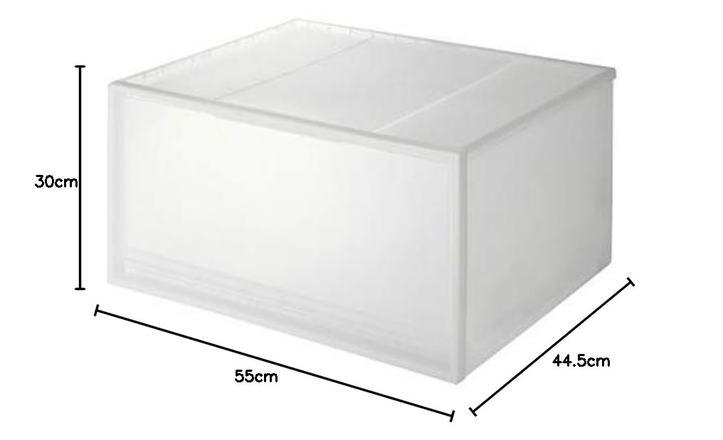Amazon｜無印良品 ポリプロピレン収納ケース 深 幅55×奥行44.5