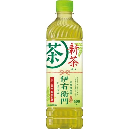 伊右衛門 新茶入り 600ml×24本 PET