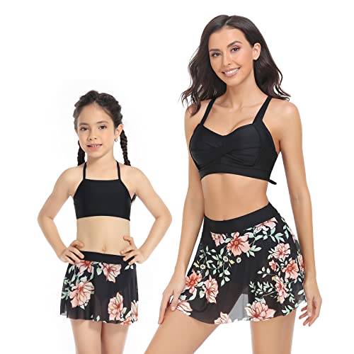 Family Swimsuits Matching Set Mother Girls Two Pieces Bikini Set Bathing Suit Father Boys Swim Trunk2