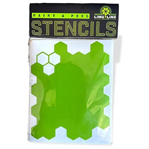 LiME LiNE Honeycomb Airbrush Stencil for Custom Paint Cover