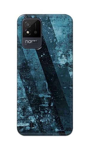 Image of Printed Hard Back Cover for Realme Narzo 50i Back Cover (Rugged Background -J1) -190724(EA)