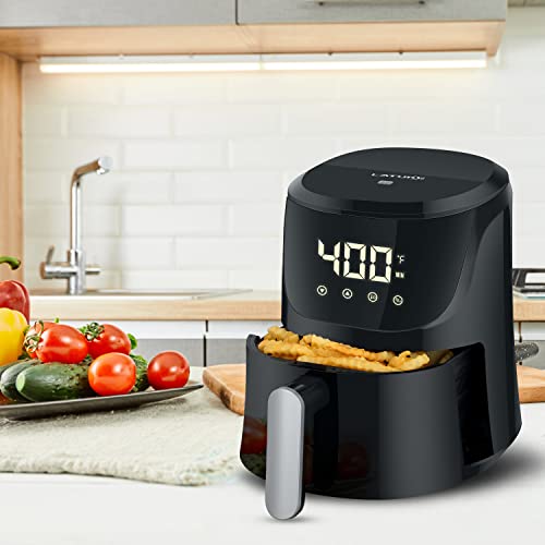 LATURE 4.2 QT Air Fryer Oven Cooker with Temperature and Time Con