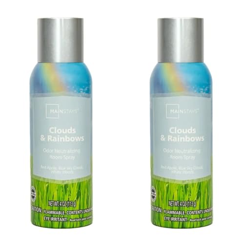 Generic Mainstays Room Spray Clouds & Rainbows (4oz) 2-Pack…, Yellow