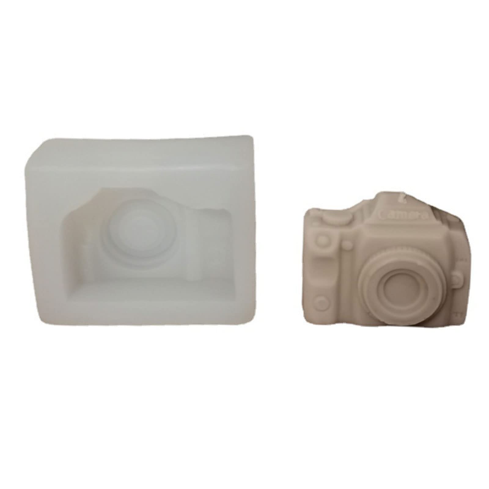 Kalttoy Camera Shaped Silicone Silicone Soap Mold Mold Chocolate Soap Making Molds Clay Molds for Jewelry Making