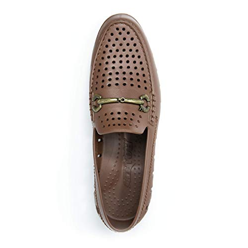 Floafers Footwear Chairman Bit Driftwood Brown/Sailor Navy 8 M3