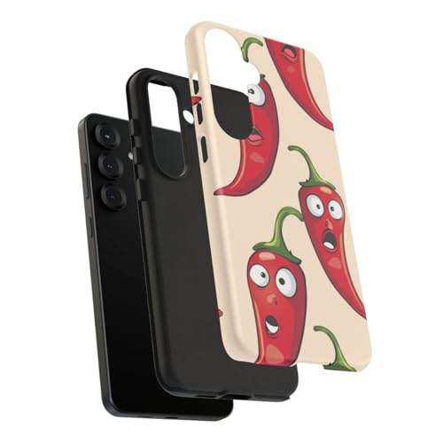 Coque piment rouge Samsung S25 Plus rigide mate