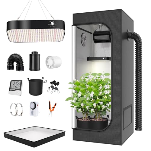 TOPRON Grow Box Kit 60x60x160cm con LED 200W