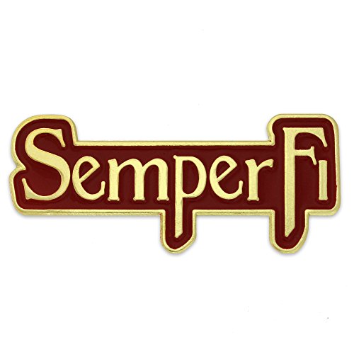 PinMart Semper Fi USMC Marine Corp Military Enamel Lapel Pin