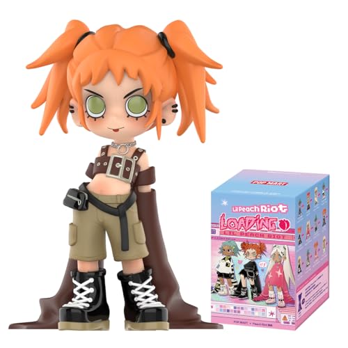 POP MART Lil Peach Riot: Loading! Series Figures Pop d’Action Figurines Anime de Jouet Figure à Collectionner Cadeaux Créatifs 1Piece