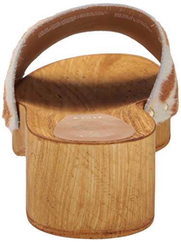 Seychelles Women's Wood Platform Slide Heeled Sandal, Tan Cow, 8.5 #TOP2