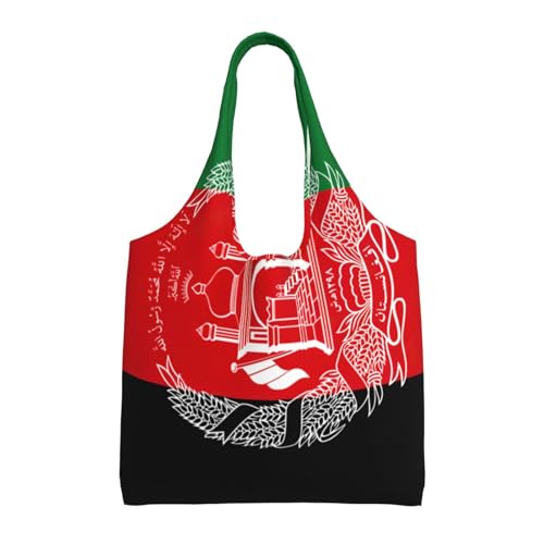 Sac fourre-tout Afghanistan noir en toile 36x32 cm pour femme