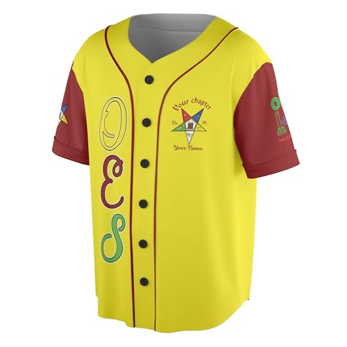 Custom Chapter Name OES Order Of The Eastern Star I Am My Sisters Keeper Jersey de Béisbol 3D Talla S-5XL miniatura 2