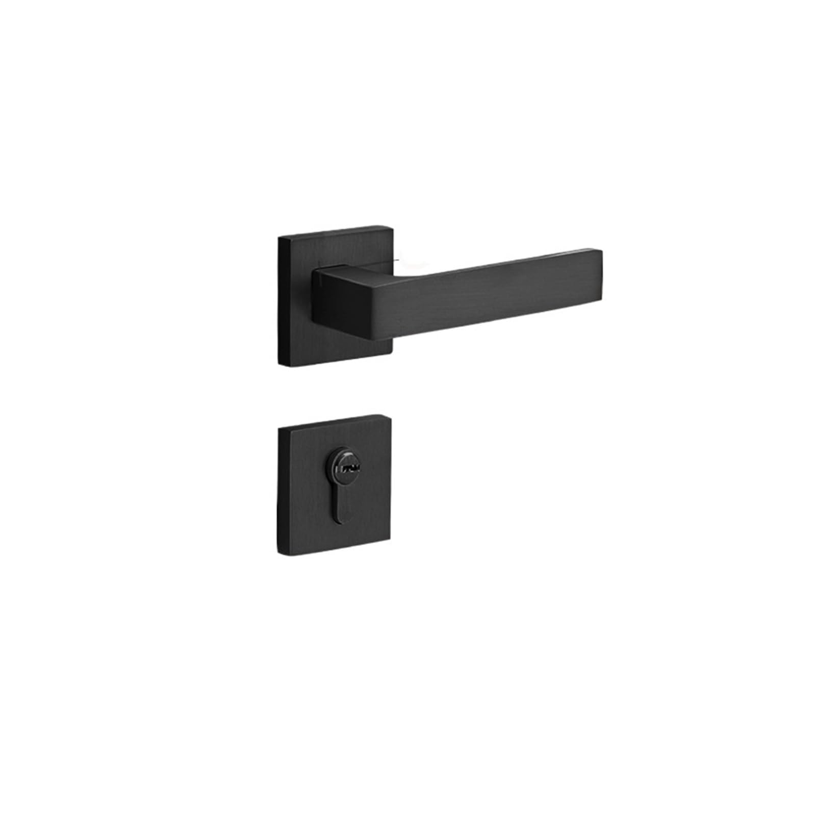 Poignée de porte magnétique silencieuse en cuivre pour chambre et salle de bain