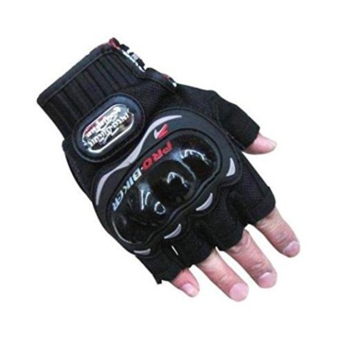 black hand gloves for bike