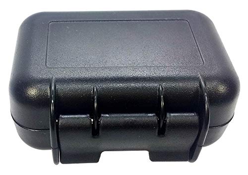 Micron Dual Powerful Necodymium Magents Waterproof Strong Magnetic case - All Weather Hide a Key, Magnet Mount Locker Box, Under Car GPS Tracker Holder Case, Easily Hide Your Stuff Anywhere