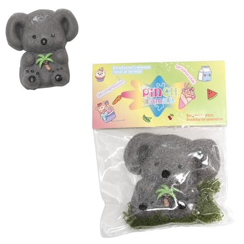 スクイーズ玩具 スクイーズ 動物 ストレス解消グッズ 握る おもちゃ かわいい 暇つぶし TPR素材 無害 可愛い 柔らかい お祭り クリスマス 誕生日プレゼント 贈り物 お祭り景品 癒しグッズ 子供 大人兼用(コアラ)