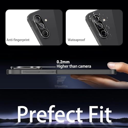 Image of Pack 1- Back Camera Glass Protector Compatible with Samsung A37 | Samsung A57 5G [3D Premium] Camera Glass Protector (Black)