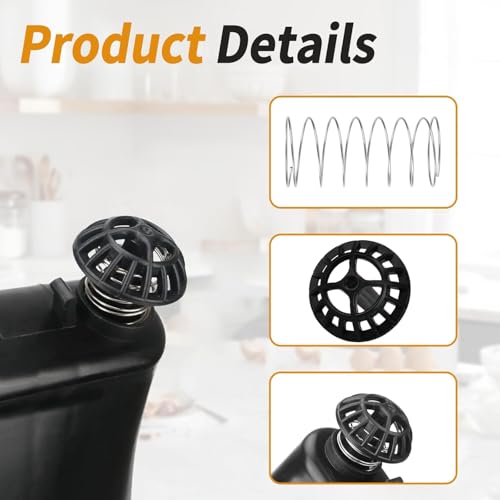 Image of 2-Pack Coffee Machine Brew Basket Bottom Spring Loaded Stopper Kits Replacement Brew Basket for Cuisinart DCC-1200 DCC-1200BCH DCC-1200BW Coffee Maker Brew Basket Parts