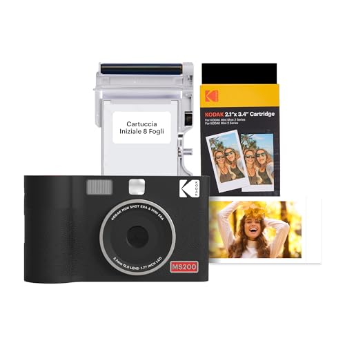KODAK Mini Shot 2 Era 4PASS 2-in-1 Fotocamera Istantanea & Stampante Fotografica (Fotocamera...