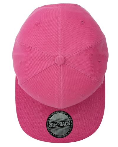 Image of Gelante Plain Blank Flat Brim Adjustable Snapback Baseball Caps Wholesale LOT 12 Pack