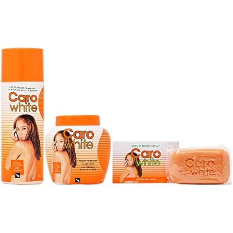 Caro White Set-3 (Lotion 10.14oz + Cream 10.14oz + Soap 6.3oz) Cover