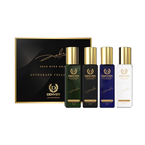 Image of Denver SRK Autograph Gift Set Perfume 20 ML Each, Pack of 1 | Long Lasting Perfume Luxury Gift Ser For Men