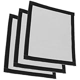 BUGUUYO 3 Stück Teiliges Anti verbrühungs schutzring Zeltofen rauchrohr Feuerfester Fiberglas kaminofen Schutz Praktisches Zubehör für Outdoor Camping Einfach Zuschneidbar und Vielseitig