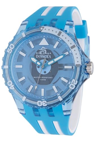 INVICTA Subaqua 69449 Reloj para Hombre - Impermeable - Analógico - Movimiento Cuarzo - Acrílico con Esfera Rojo - 44mm