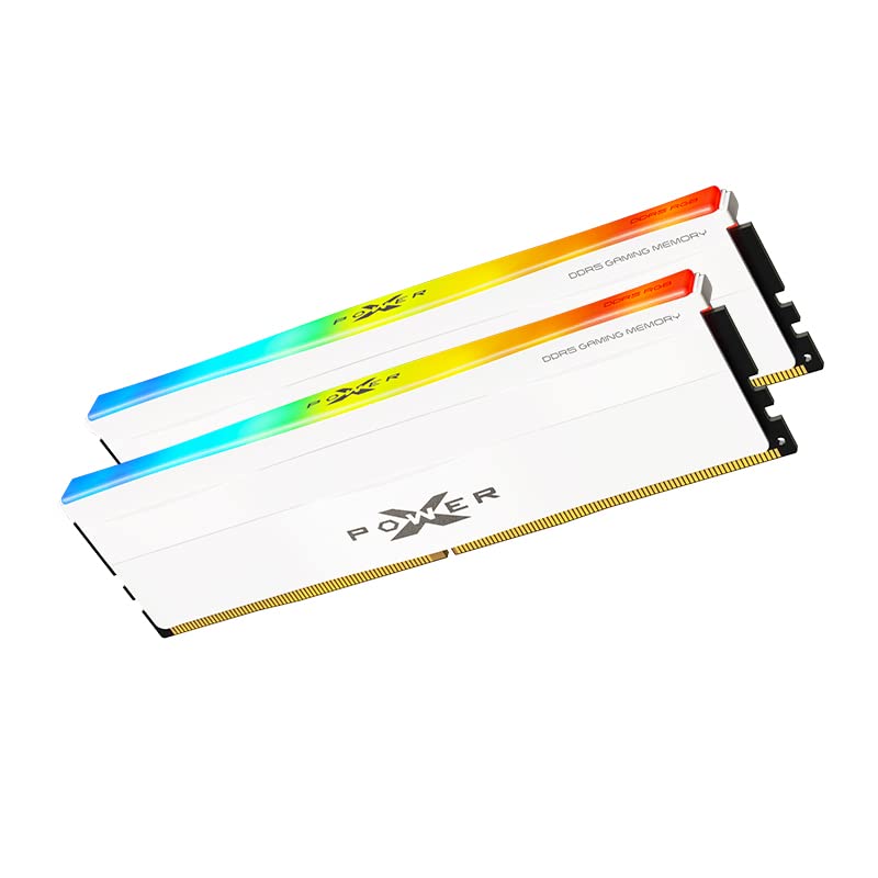 Image of Silicon Power XPOWER Zenith RGB DDR5 32GB 5600MHz PC5-44800 CL40 1.25V UDIMM Gaming Desktop Computer RAM Memory, White