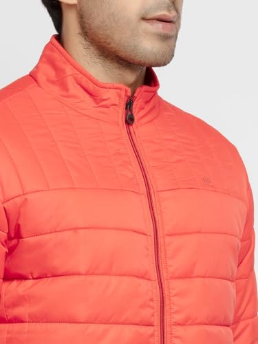 Image of Status Quo Men's Quilted High Neck Winter Jacket | Durable Polyester Coat