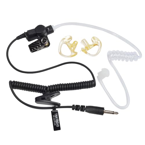 Écouteurs intra-auriculaires récepteur 3,5 mm émetteurs-récepteurs radio bidirectionnels