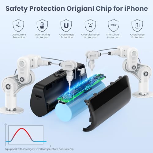 Feob-Mini-Power-Bank-para-iPhone-5200mAh-20W-PD-Cargador-Portatil-Ultra-Compacto-Bateria-Externa-Powerbank-con-Pantalla-Digital-Compatible-con-iPhone-1414-Pro-Max13-Pro131211XRXS876s-y-Mas