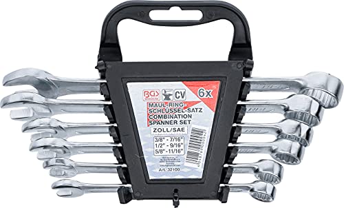 BGS 32100 | Jeu de clés mixtes | en pouce | 3/8' - 11/16' | 6 pièces