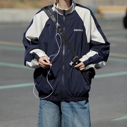 Hesaco Unisex Varsity Winter Jacket, Letter Styled Bomber Coat