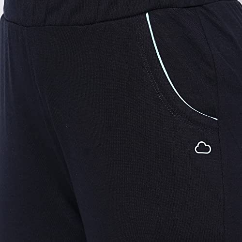 Image of Sweet Dreams Women Solid Cotton Rich Sleepwear /Loungewear Capris