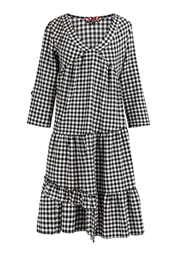 Robe midi femme OCY coupe confort pour camoufler les rondeurs