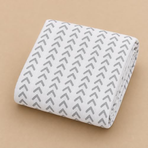 Image of 100% Cotton Muslin Baby Swaddle & Bath Towel, 120 x 120 cm (47 x 47 Inches),Soft & Breathable Newborn Baby Swaddle Wrap,Lightweight Cotton Baby Blanket, 0-18 Months, Half Zig Zag + Black Wing,Set of 2