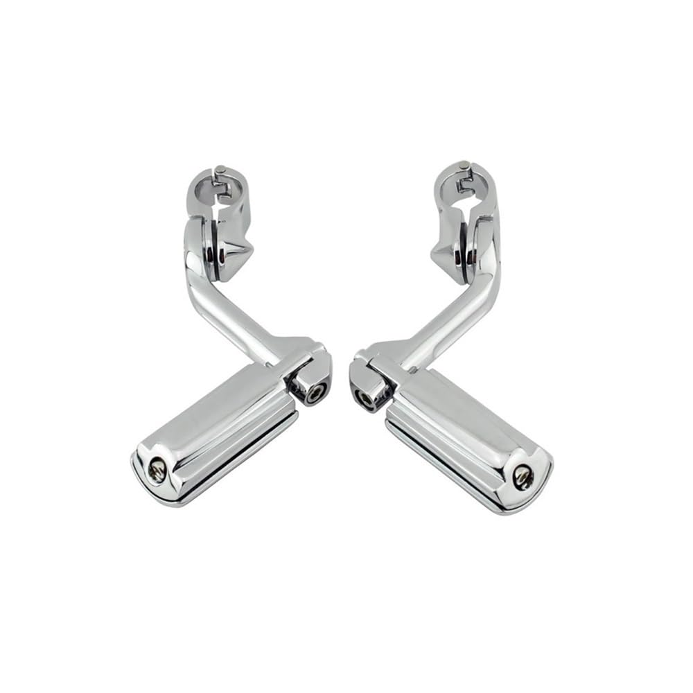 Kit De Repose-Pieds Moto Réglables Pour Garde-Moteur Harley-Dyna - 26 à 32 Mm - Noir